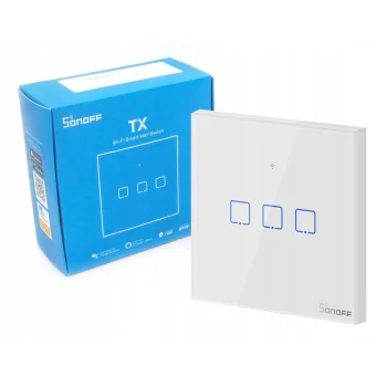 Sonoff TX T0 3C Dotykowy 3 kanałowy włącznik WiFi