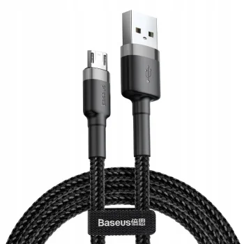 Baseus Cafule Krótki Kabel micro USB 2.4A QC 0,5m