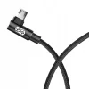 Kabel kątowy 90 MVP micro USB Quick Charge 1,5A 2m