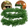 GIRLANDA ŚWIĄTECZNA SZTUCZNA DŁUGA ZIELONA CHOINKOWA GĘSTA ŁAŃCUCH 2,7M