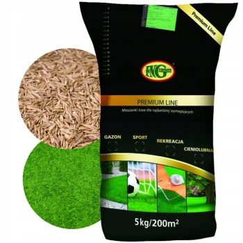 TRAWA NASIONA Parkowa Cieniolubna Premium Uniwersalna ODPORNA GĘSTA 5kg