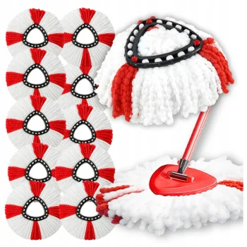 12x Wkład do mopa obrotowego Okrągły ZAPAS Zamiennik Vileda Turbo Końcówka