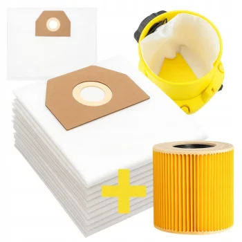 10x WORKI DO ODKURZACZA KARCHER WD3 WD 3 MV3 WD2 SE4001 KWD3 zestaw + filtr