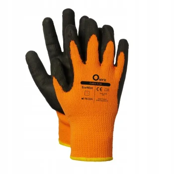 12x Rękawiczki RĘKAWICE robocze WYTRZYMAŁE ZIMOWE Ochronne OCIEPLANE XL 10