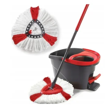 12x Wkład do mopa obrotowego Okrągły ZAPAS Zamiennik Vileda Turbo Końcówka